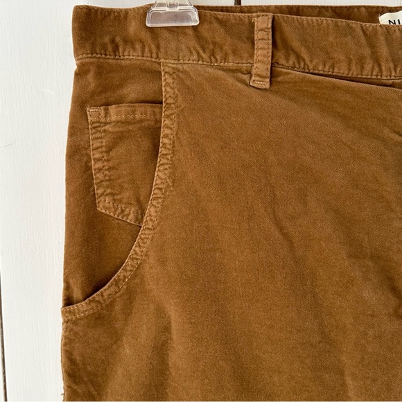 Nili Lotan Velvet Emerson Pant Sz 12 Caramel $480 NWT Barrel Bow Leg - Picture 9 of 13
